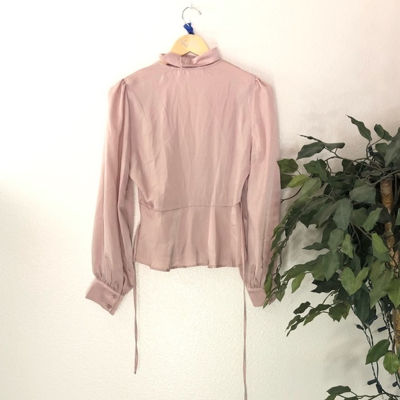 ASTR The Label Pink Wrap Blouse - Picture 7 of 8